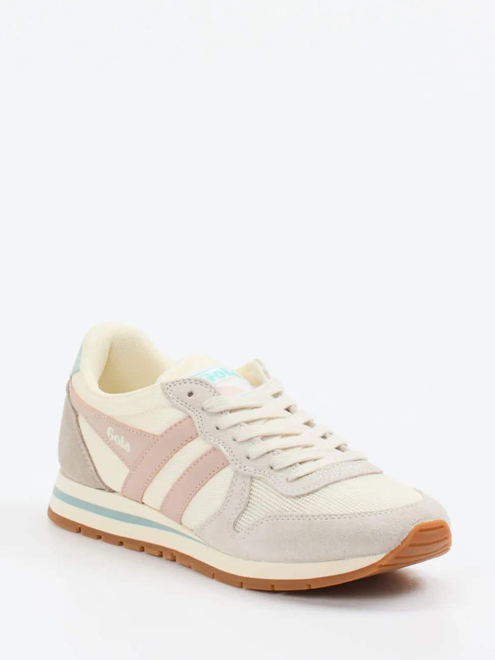 Gola – Retro-Sneaker aus Veloursleder beige