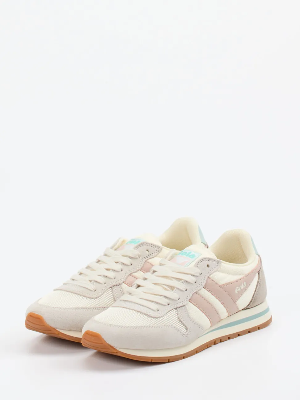 Gola – Retro-Sneaker aus Veloursleder beige