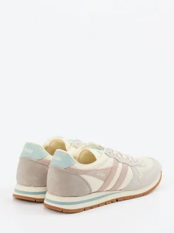 Gola – Retro-Sneaker aus Veloursleder beige