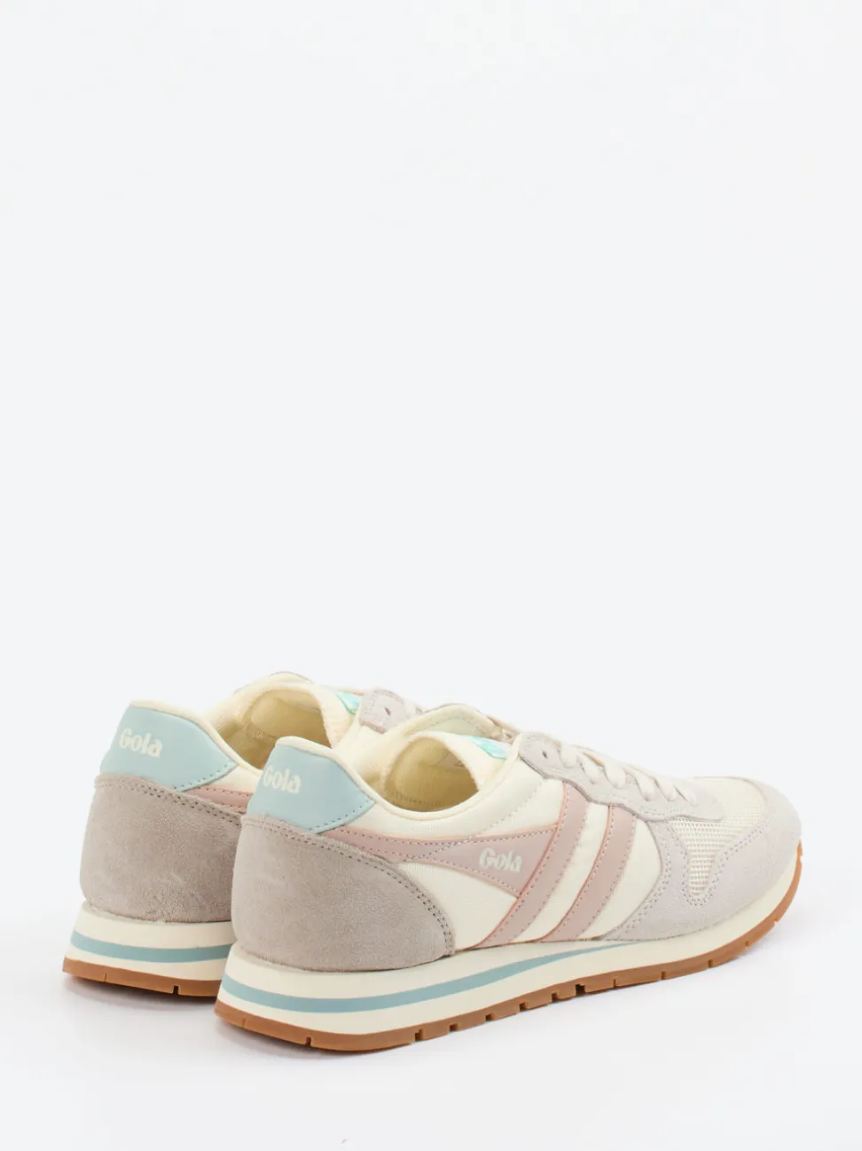 Gola – Retro-Sneaker aus Veloursleder beige