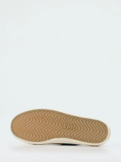 Gola – Sneaker aus Canvas in Jeansblau mit Stickerei