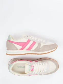 Gola – Sneaker aus Veloursleder cremeweiß