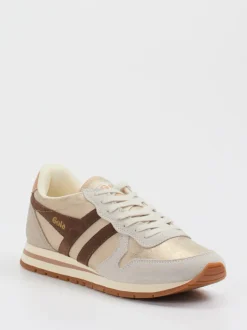 Gola – Sneaker aus Veloursleder und Textil beige