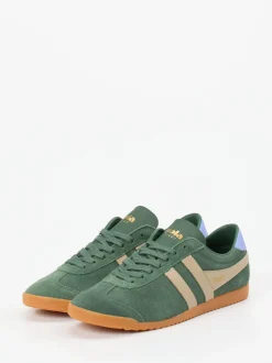 Gola – Sneaker aus Veloursleder in Salbeigrün
