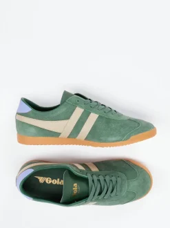 Gola – Sneaker aus Veloursleder in Salbeigrün