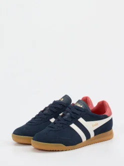 Gola – Sneaker aus Veloursleder Dunkelblau