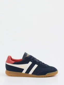 Gola – Sneaker aus Veloursleder Dunkelblau