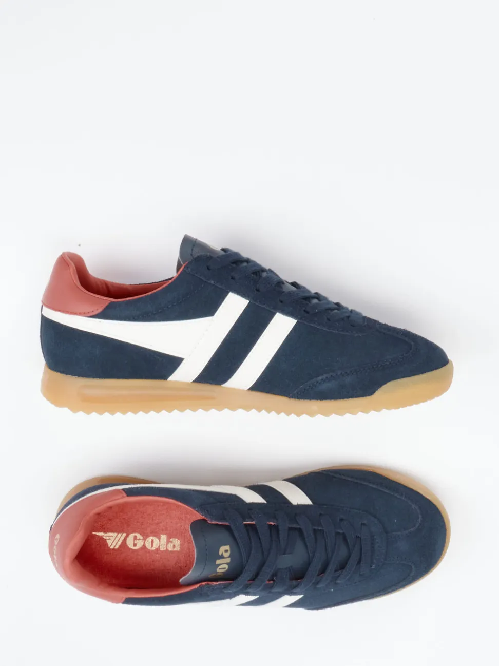 Gola – Sneaker aus Veloursleder Dunkelblau