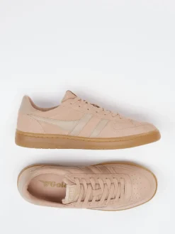 Gola – Sneaker aus Veloursleder in Rosébeige