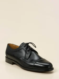 Gravati – Derby-Schnürschuh aus Kalbleder Schwarz