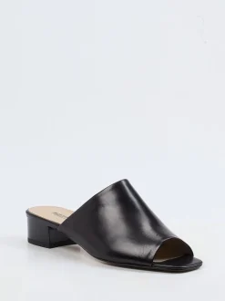 Gritti – Mules aus Kalbleder in Schwarz