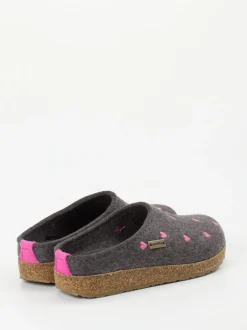 Haflinger – Filzclogs aus Schurwolle anthrazit