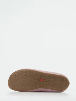 Haflinger – Filzpantoffeln aus Wollfilz in Rosa