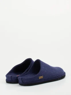 Haflinger – Filzpantoffeln aus Schurwolle marineblau