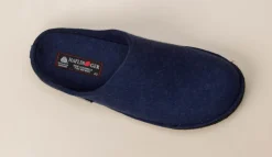 Haflinger – Filzpantoffeln aus Schurwolle marineblau
