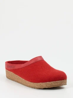 Haflinger – Filzpantoffeln aus Schurwolle rot