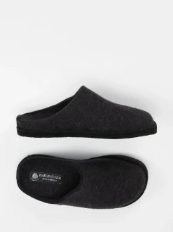 Haflinger – Filzpantoffeln aus Schurwolle Anthrazit
