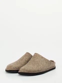 Haflinger – Filzpantoffeln aus Schurwolle beige