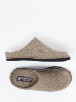 Haflinger – Filzpantoffeln aus Schurwolle beige