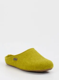 Haflinger – Filzpantoffeln aus Schurwolle senfgelb