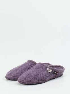 Haflinger – Filzpantoffeln aus Schurwolle fliederlila