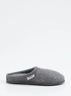 Haflinger – Hausschuh aus Wollfilz grau