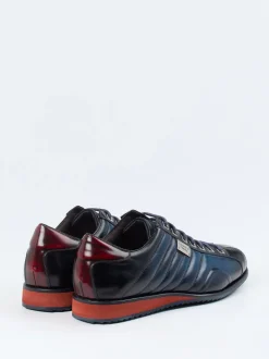 Harris – Leder-Sneaker aus Kalbleder in Nachtblau