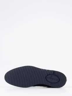 Harris – Leder-Sneaker aus Kalbleder in Nachtblau