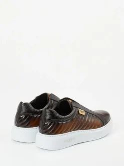 Harris – Slip-On Sneaker aus Kalbleder Dunkelbraun