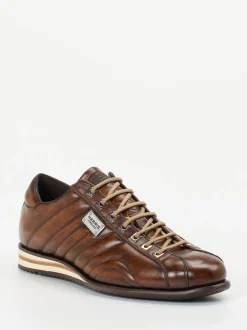 Harris – Sneaker aus geprägtem Glattleder Braun