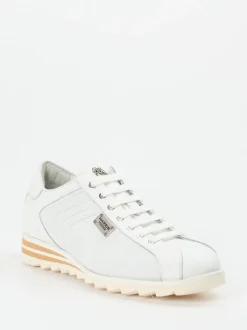 Harris – Sneaker aus geprägtem Leder Weiß
