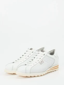 Harris – Sneaker aus geprägtem Leder Weiß