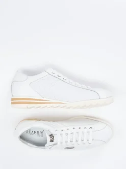 Harris – Sneaker aus geprägtem Leder Weiß