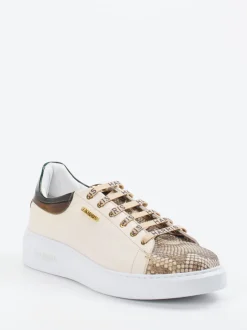Harris – Sneaker aus Kalbleder in Schlangenoptik
