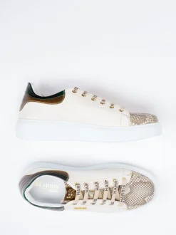 Harris – Sneaker aus Kalbleder in Schlangenoptik
