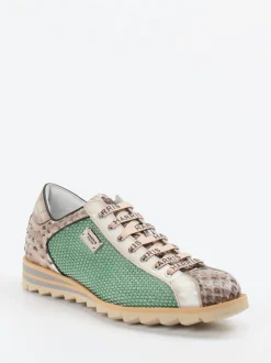 Harris – Sneaker aus Nubukleder mit Materialmix