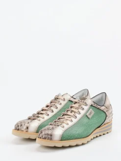 Harris – Sneaker aus Nubukleder mit Materialmix