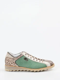 Harris – Sneaker aus Nubukleder mit Materialmix