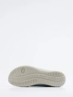 Hartjes – Komfort-Pantolette aus Veloursleder Aquamarin
