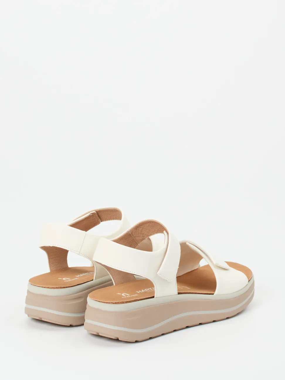 Hartjes – Komfortsandale aus Kalbleder in Offwhite