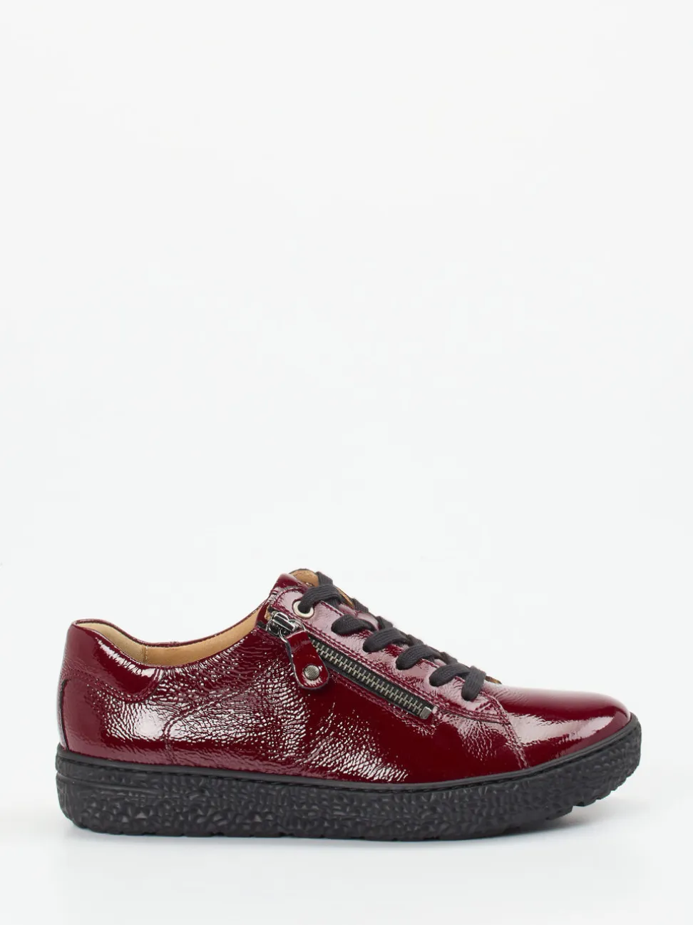 Hartjes – Komfort-Sneaker aus Lackleder Bordeauxrot