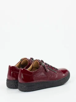 Hartjes – Komfort-Sneaker aus Lackleder Bordeauxrot