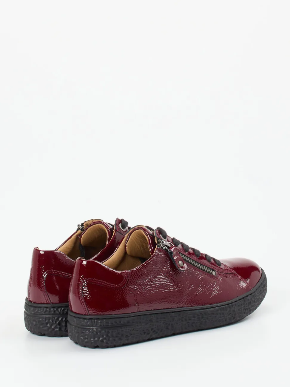Hartjes – Komfort-Sneaker aus Lackleder Bordeauxrot