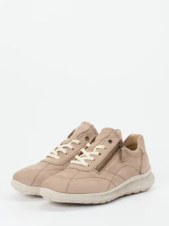 Hartjes – Komfort-Sneaker aus Nubukleder beige