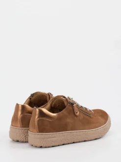 Hartjes – Komfort-Sneaker aus Veloursleder cognac