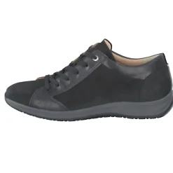 Hartjes – Komfort-Sneaker aus Nubukleder schwarz