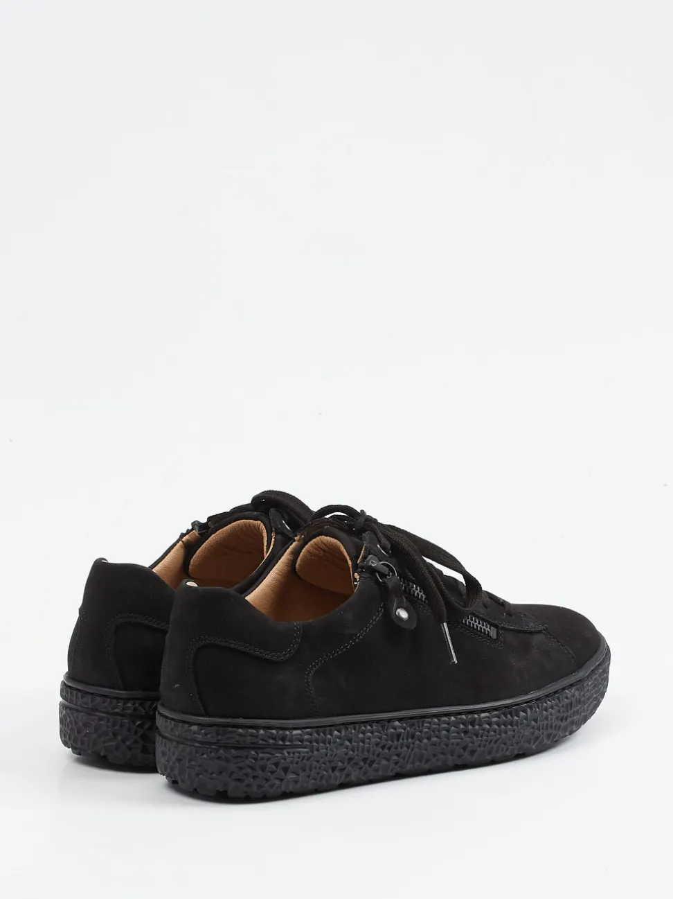 Hartjes – Komfort-Sneaker aus Nubukleder schwarz
