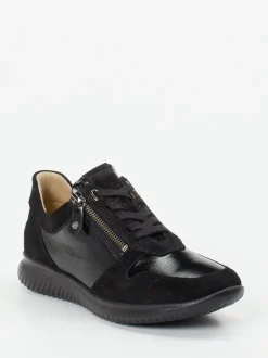 Hartjes – Komfort-Sneaker aus Lackleder schwarz