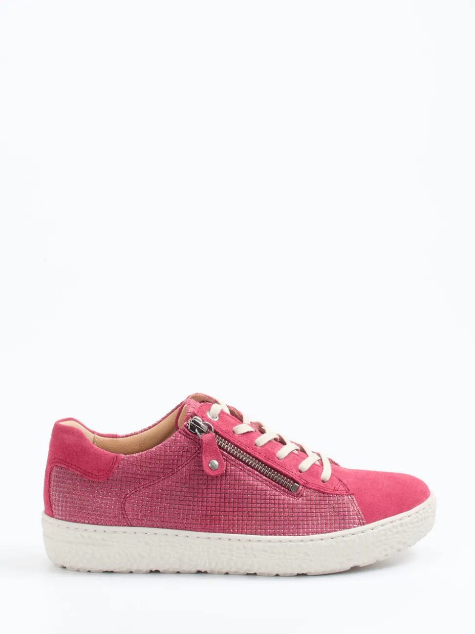 Hartjes – Komfort-Sneaker aus Veloursleder pink