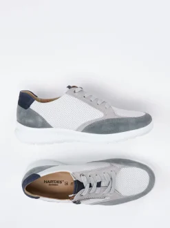 Hartjes – Komfort-Sneaker aus Veloursleder Grau